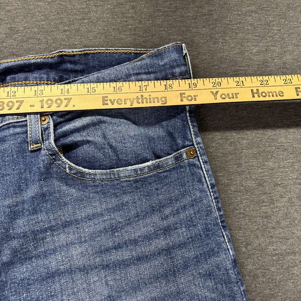 Levis 559 Jeans Mens 38x34 Straight Leg Blue Stretch Denim Work Biker Cowboy - Picture 7 of 13